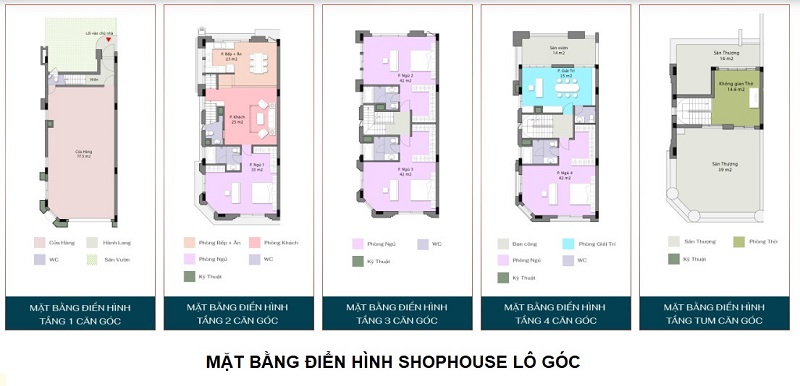 Thiết kế shophouse lô góc dự án Mailand Hoàng Đồng - Lạng Sơn