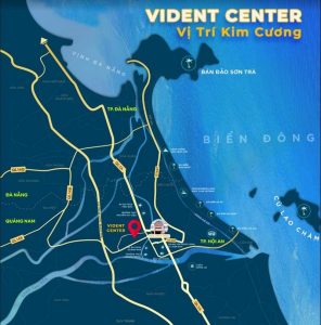 Vị trí dự án đất nền Vident Center Điện Bàn - Quảng Nam