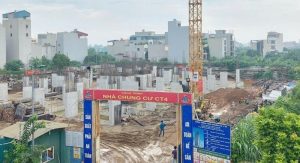 Tiến độ xây dựng tháng 9/2023 chung cư CT4 Yên Nghĩa - Khu nhà ở Bộ Quốc Phòng
