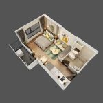 thiet-ke-can-ho-studio-sa1-the-sakura-vinhomes-smart-city