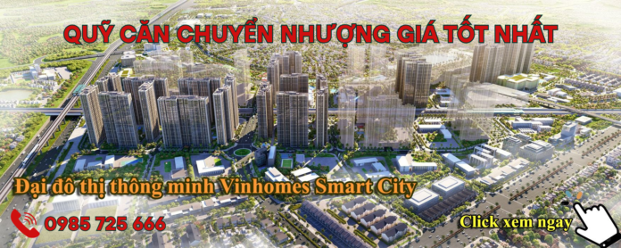 Quỹ hàng chuyển nhượng giá tốt Vinhomes Smart City