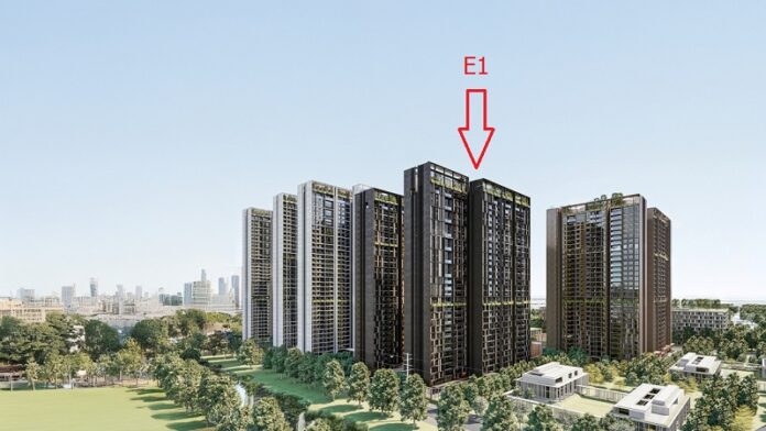 Phối cảnh toà E1 Lumi Elite Capitaland