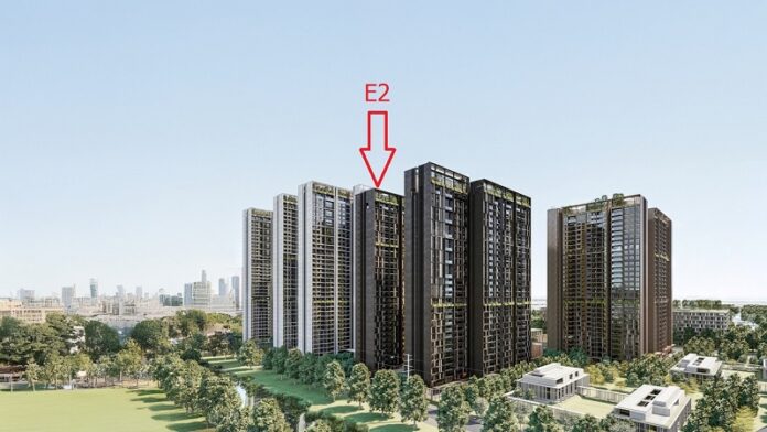 Phối cảnh toà E2 Lumi Elite Capitaland