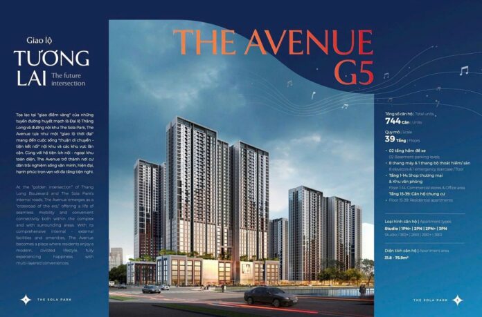 Toà G5 The Sola Park Vinhomes Smart City