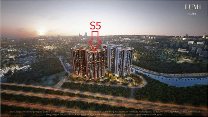 Toà S5 Lumi Signature giai đoạn 1 Lumi Hanoi